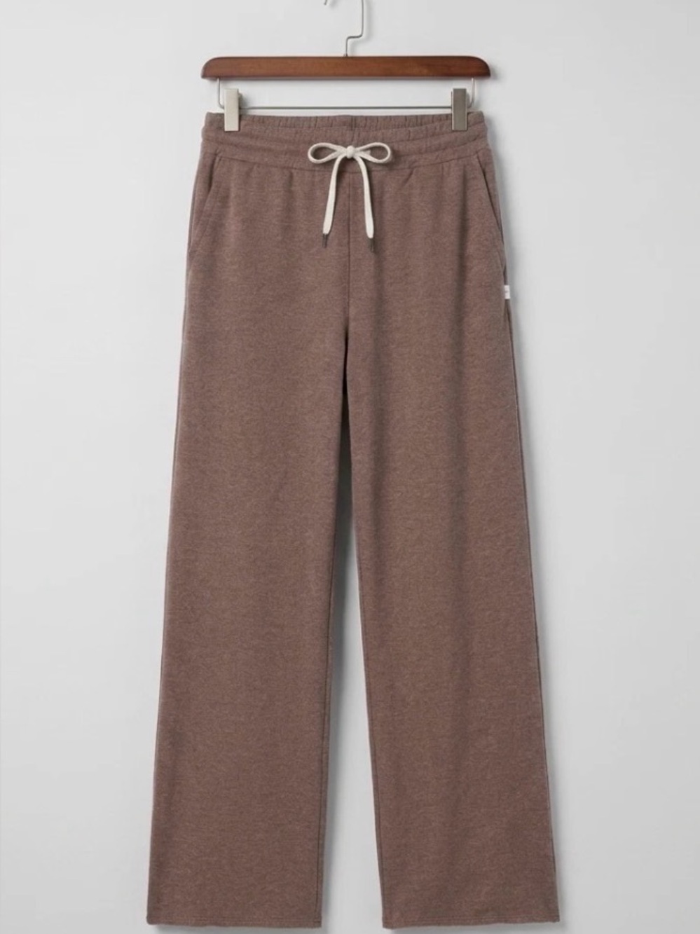 NWOT Vuori Halo Essential Wideleg Pant in Sable Heather Size XL - Picture 7 of 7